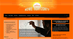Desktop Screenshot of nowe-horyzonty.pl