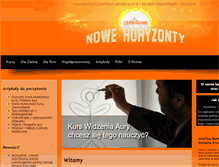Tablet Screenshot of nowe-horyzonty.pl